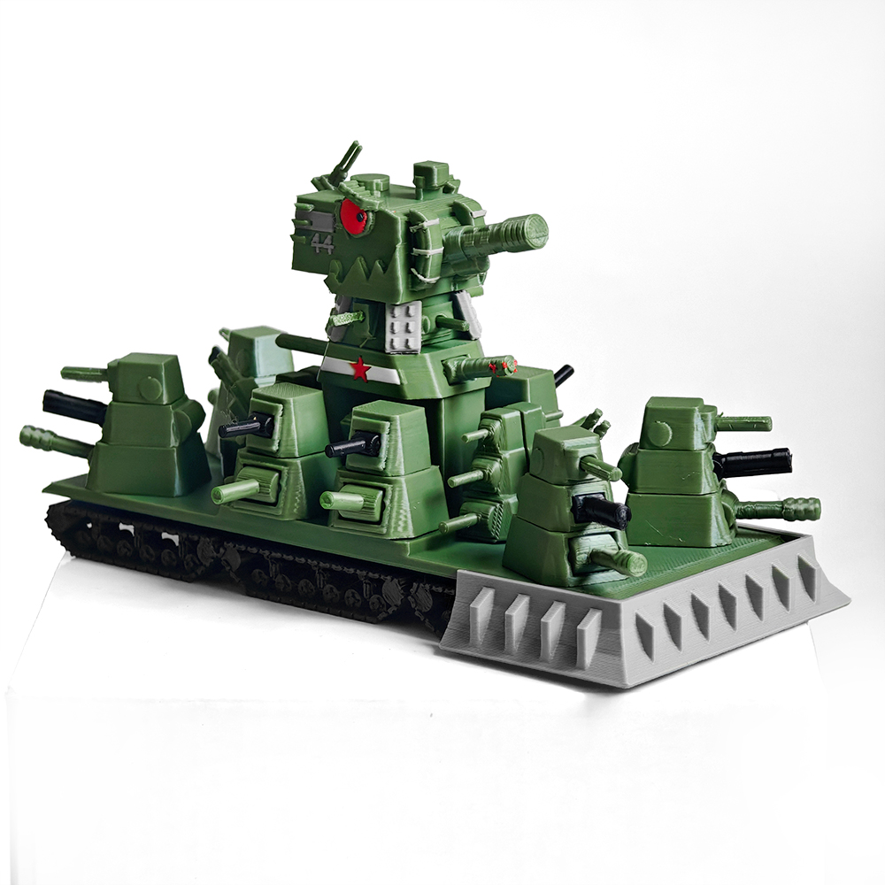 Model Kit Fantasy - 3D-печатная модель сверхтяжелого фантастического танка КВ-44М,