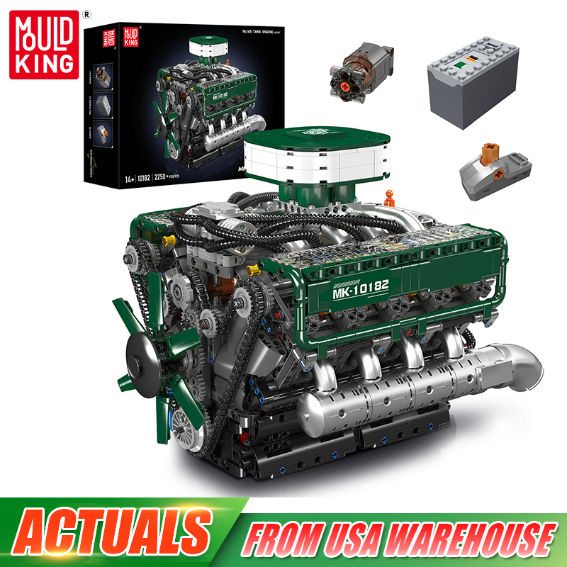 Конструктор Mould King 10182:  – обзор и цена Model Kit Engine